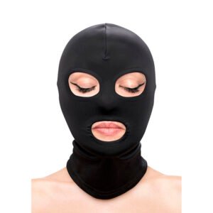 NS NOVELTIES - FETISH & FASHION PASAMONTAÑAS APERTURA DE OJOS Y BOCA NYLON NEGRO