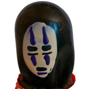 CONDOMERIE - PRESERVATIVO DECORATIVO PINTADO A MANO MASCARILLA FANTASMA NEGRO