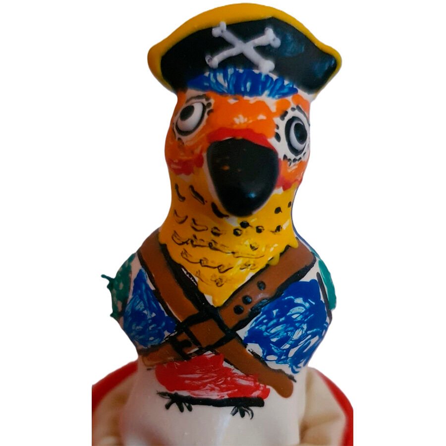 CONDOMERIE - PRESERVATIVO DECORATIVO PINTADO A MANO CAPITN LORO