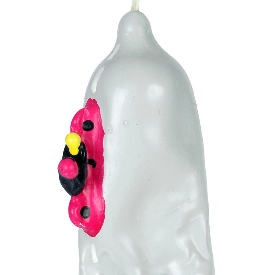 CONDOMERIE - PRESERVATIVO DECORATIVO PINTADO A MANO MOTO XL