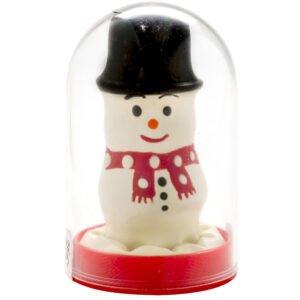 CONDOMERIE - PRESERVATIVO DECORATIVO PINTADO A MANO MUÑECO DE NIEVE