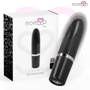 MORESSA - IVY MASAJEADOR SIMULADOR LABIAL DE VIAJE NEGRO