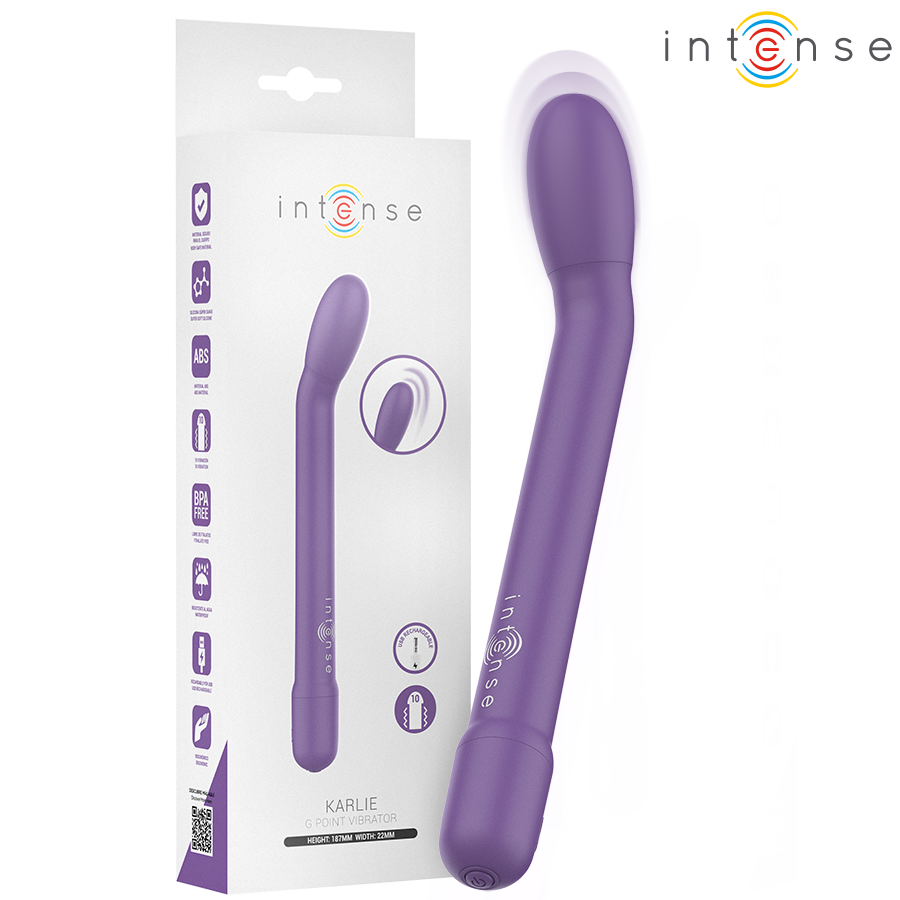INTENSE - KARLIE ESTIMULADOR PUNTO-G RECARGABLE MORADO