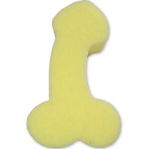 DIABLO PICANTE - ESPONJA FORMA DE PENE AMARILLA