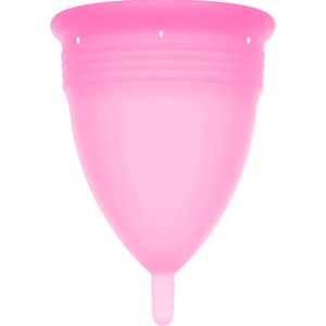 STERCUP - COPA MENSTRUAL FDA SILICONA ROSA - TALLA L