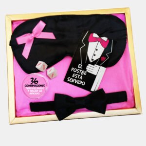 INEDIT - KIT ERÓTICO ANTIFAZ EL POSTRE ESTÁ SERVIDO
